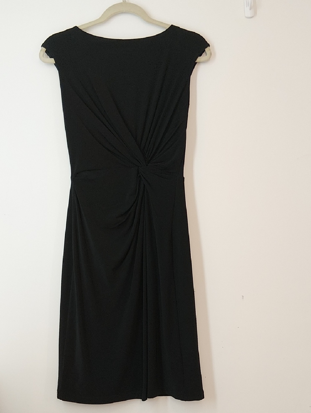 Ralph Lauren Sz 2 Pullover Twist-Detail Cap Sleeve Midi Dress